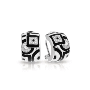 Geomara Black Earrings