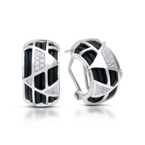 Trielle Black Earrings