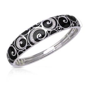 Veliora Black Bangle