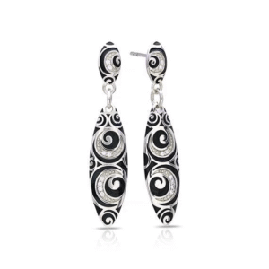 Veliora Black Earrings